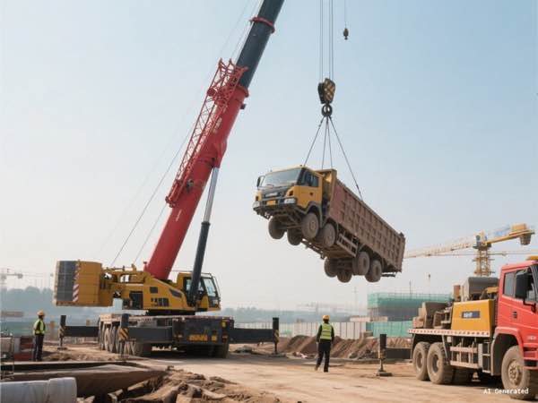 吊车服务 - 西安吉时猿24小时紧急道路救援服务