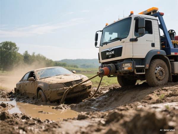 困境救援服务 - 西安吉时猿24小时紧急道路救援服务