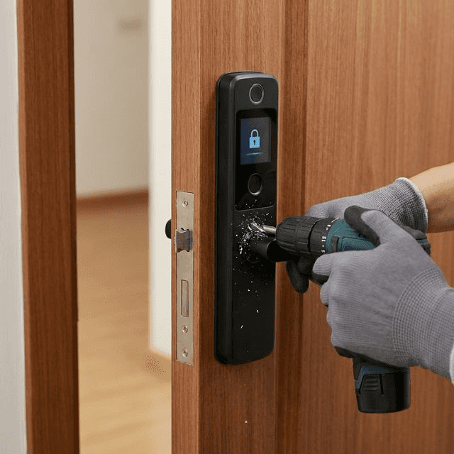 安装指纹锁 - 锁开匠芯24小时紧急开锁服务